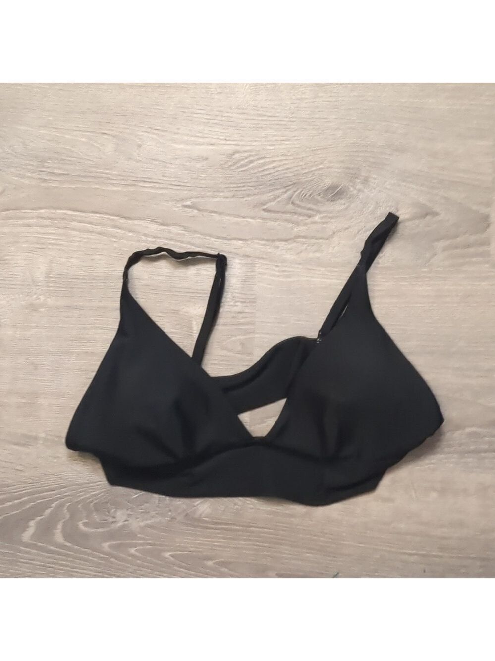 Aerie triangle black swim top size XL